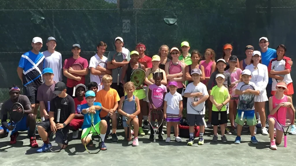 Junior tennis players participating in programs at Delray Beach Tennis Center