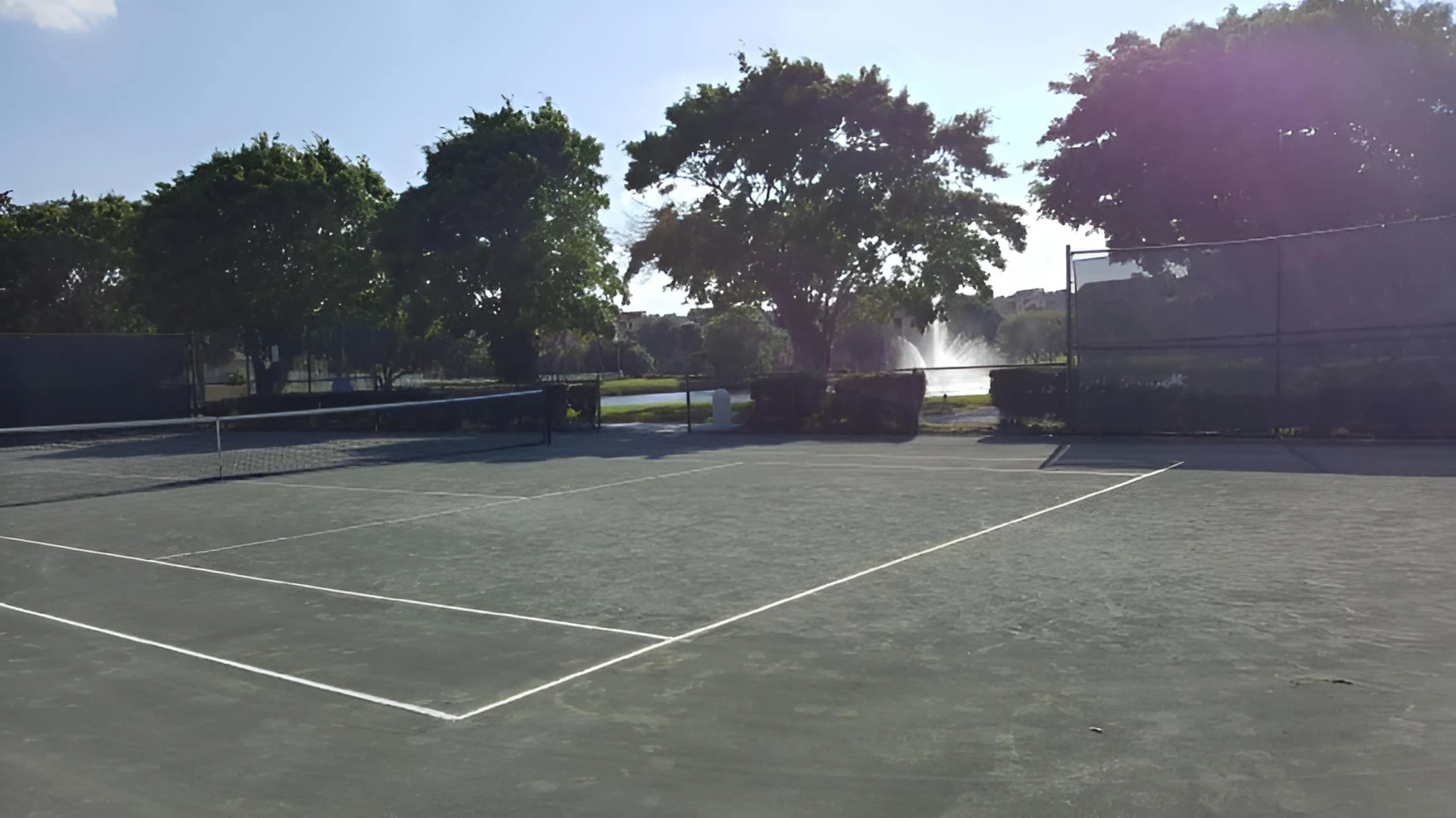 Delray Swim and Tennis Club clay tennis courts in Delray Beach Florida
