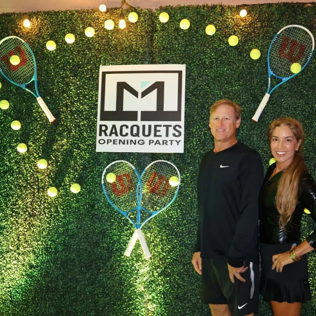 Members attending Mizner Country Club racquets opening party
