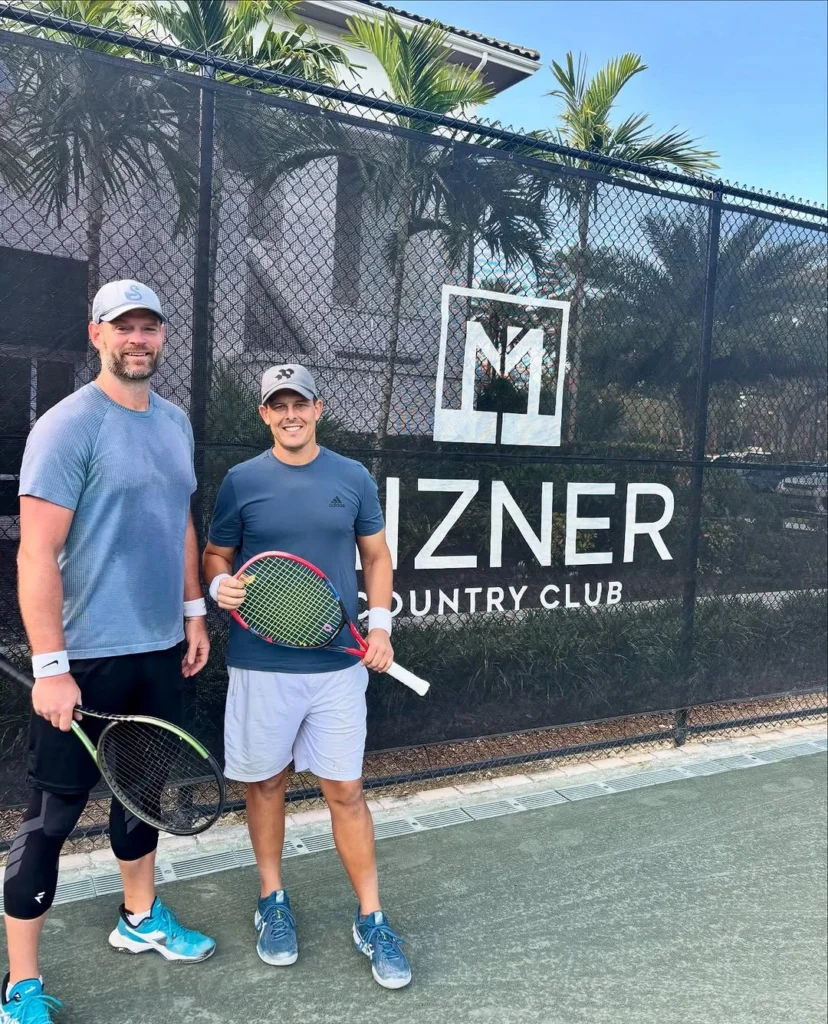 Tennis players at Mizner Country Club in Delray Beach