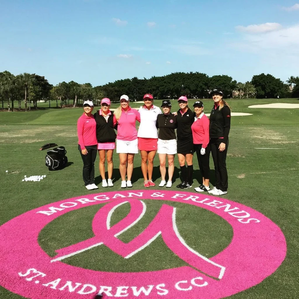 Women participating in a golf event at St. Andrews Country Club in Boca Raton Florida