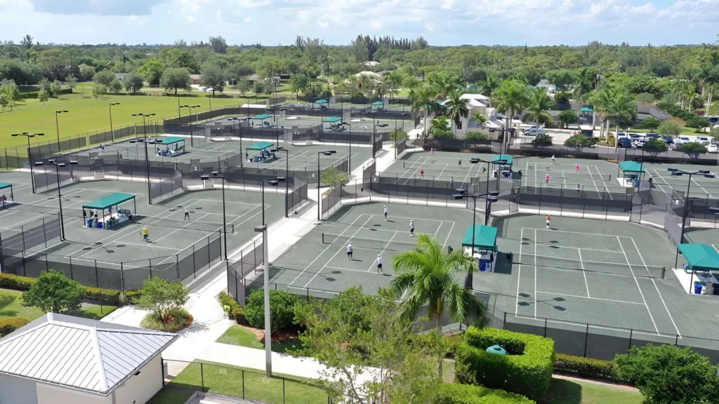 Har-Tru tennis courts and racquet sports facilities in Wellington Florida