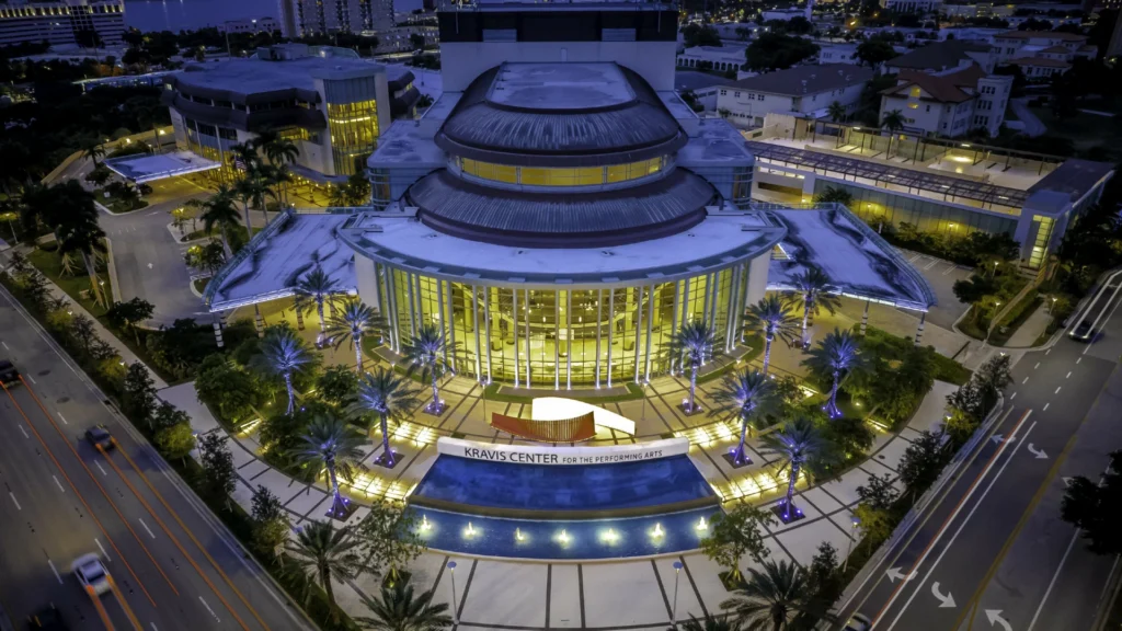Kravis Center for the Performing Arts in downtown West Palm Beach Florida