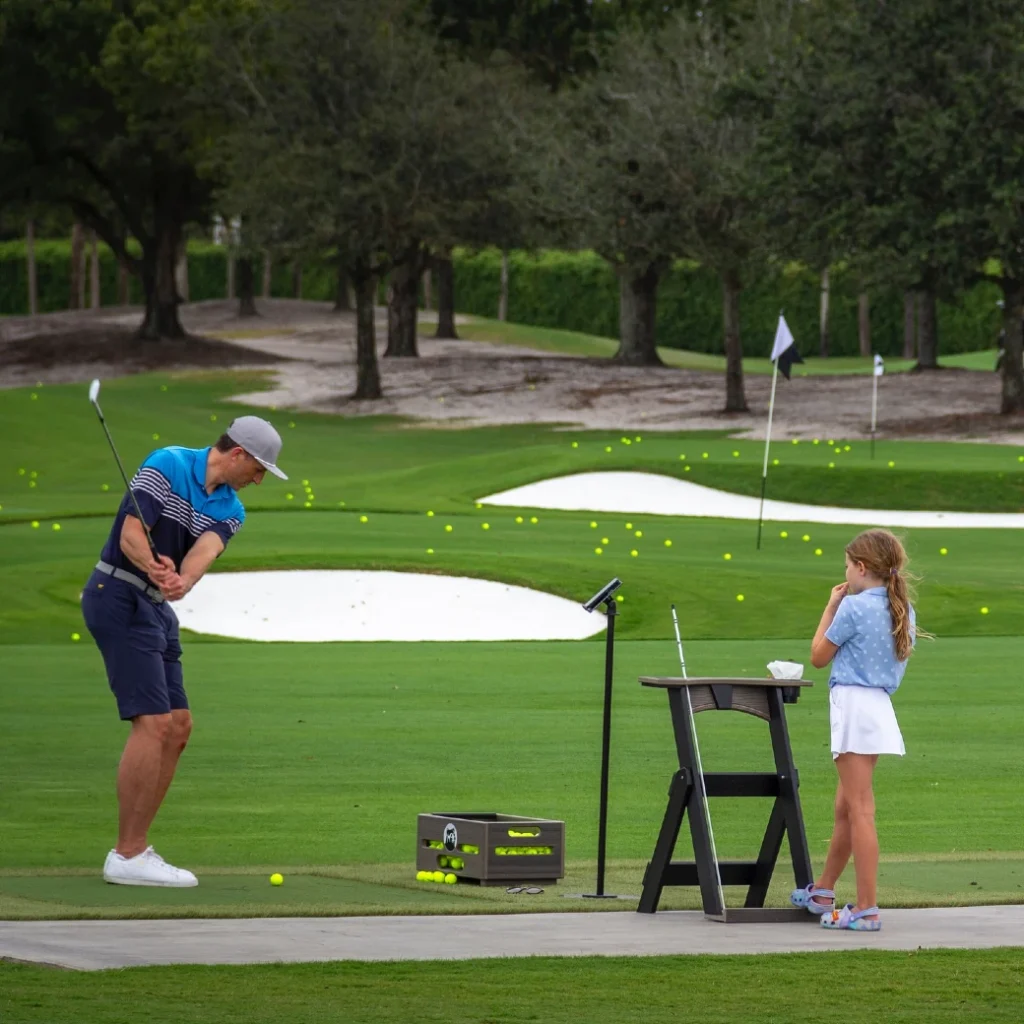 Golf practice facility at Bear Lakes Country Club in West Palm Beach