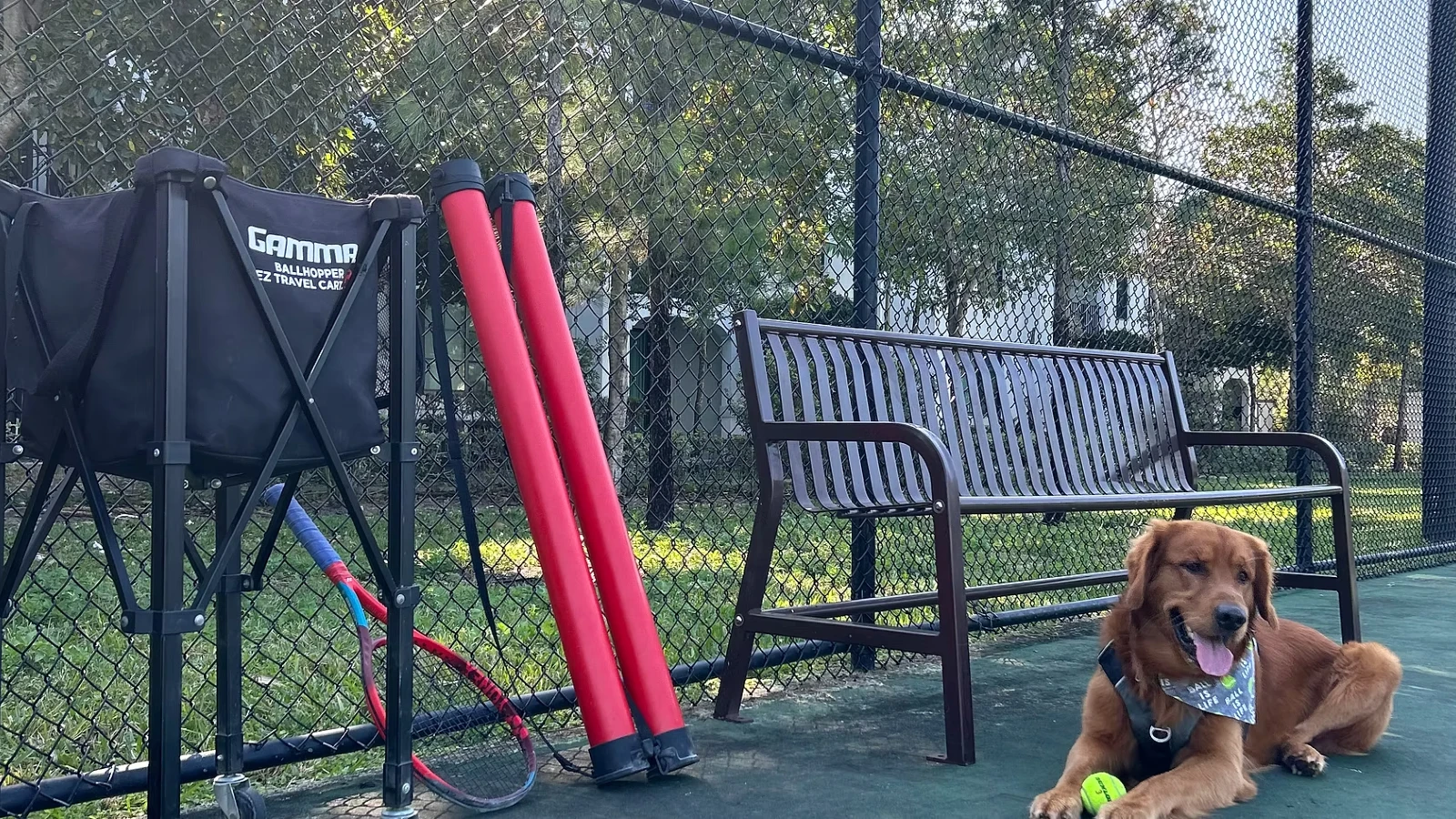 Ronan Tennis Academy training court in Delray Beach Florida