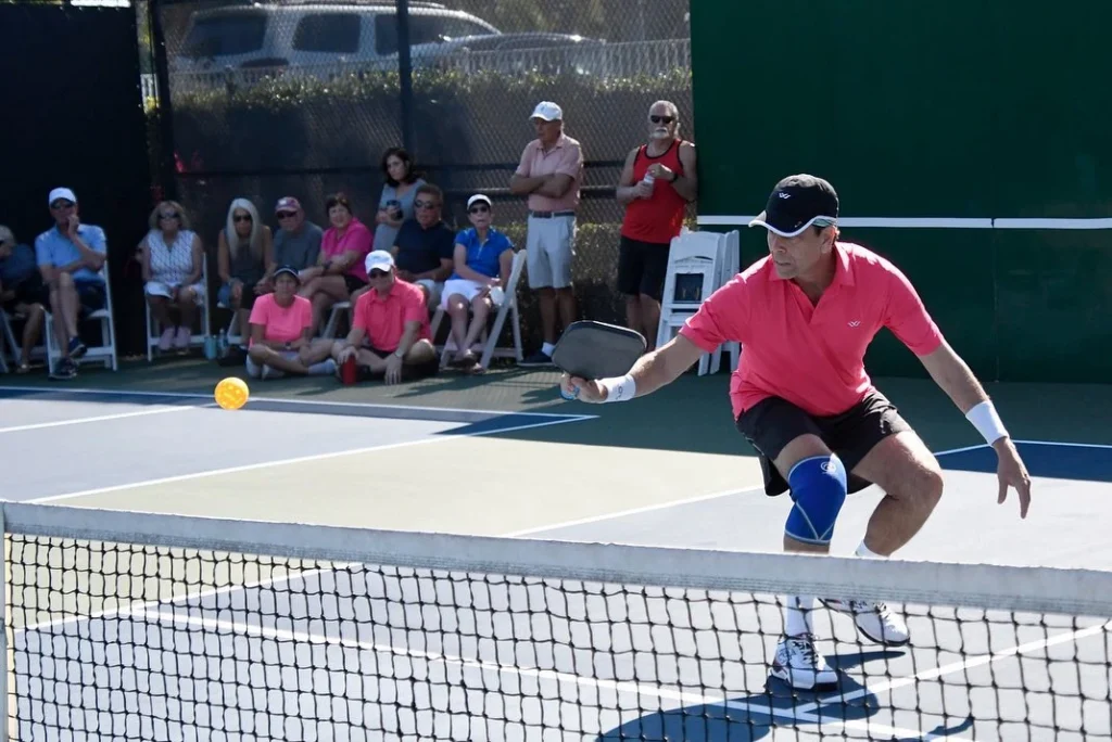 Dedicated pickleball courts with shaded viewing area at Wycliffe Golf & Country Club
