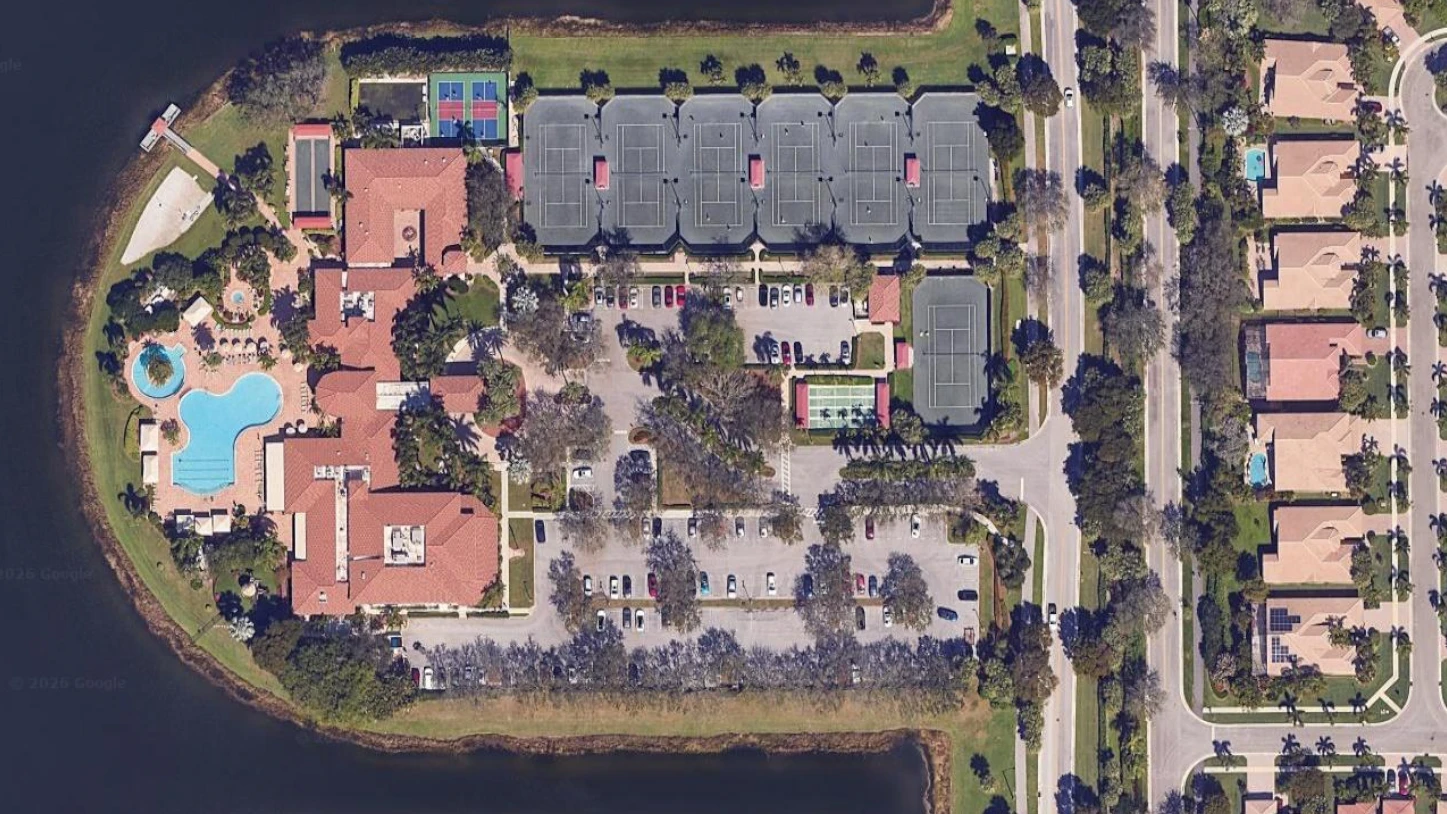 valencia-falls-delray-beach-tennis-community-aerial